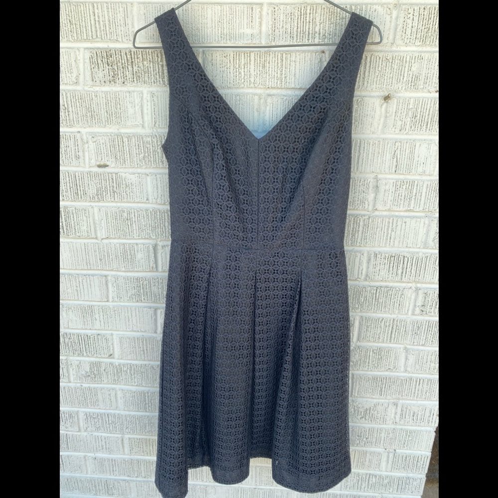 Trina Turk Black Eyelet Dress, Sz 4
